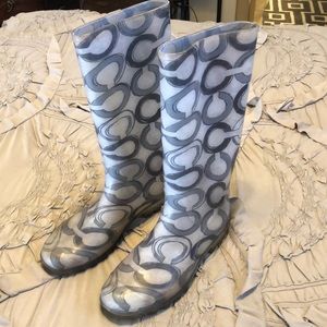 Coach rain boots